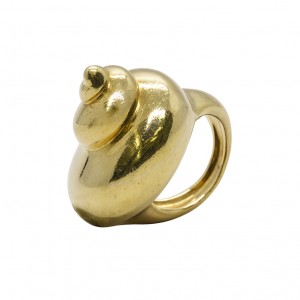 Tiffany & Co. 18K Shell Ring